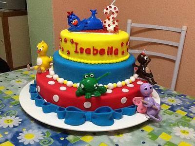 Chicken Color cake - Cake by claudia borges