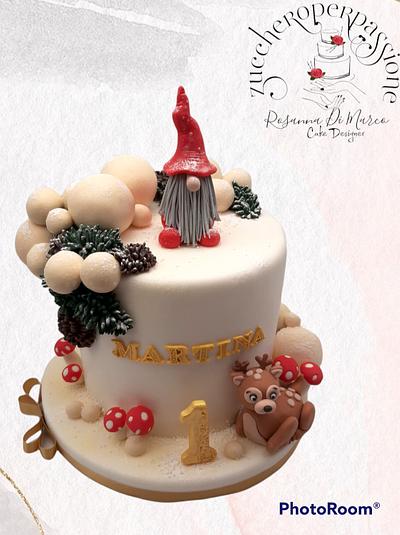 Christmas Gnome - Cake by zuccheroperpassione