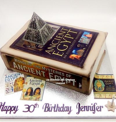 Egyption Book Cake - Cake by Lily Blossom Cake Creations