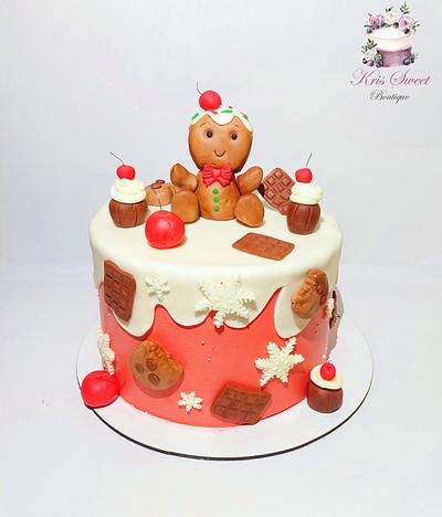Christmas Cookie man - Cake by Kristina Mineva