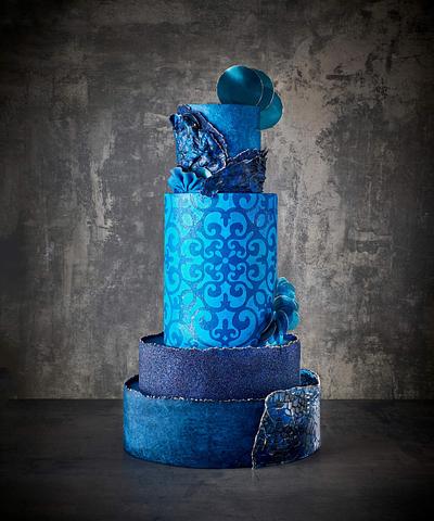 Wedding cake sugar sheet  - Cake by Cindy Sauvage 