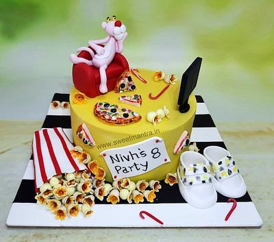 Pink Panther cake - Cake by Sweet Mantra Homemade Customized Cakes Pune