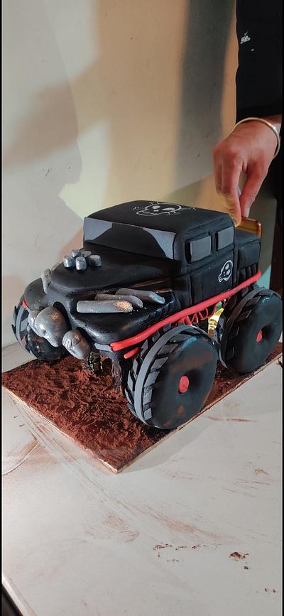 Monster truck cake - Cake by Tandeep