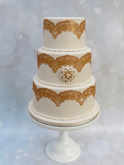 Wedding cake  - Cake by lorraine mcgarry