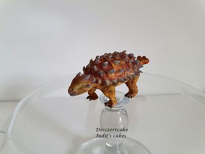 Ankylosaurus modelling figure - Cake by Judit