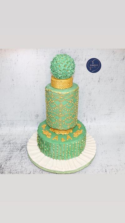 Engagement cake - Cake by Priyanka Gupta