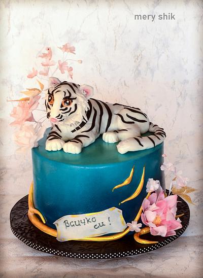 Tiger in japanese style - Cake by Maria Schick