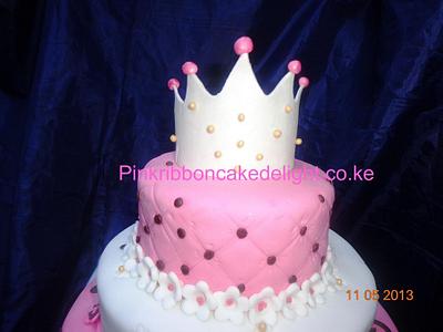 princess /tiara cake - Cake by Pinkribbon cakedelight (Marystella)