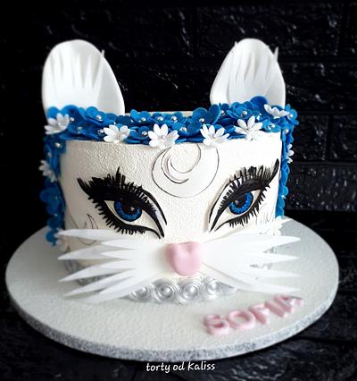 Birthday cat - Cake by Kaliss