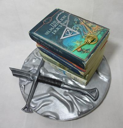 Lord of the Rings Book Cake - Cake by Dragons and Daffodils Cakes