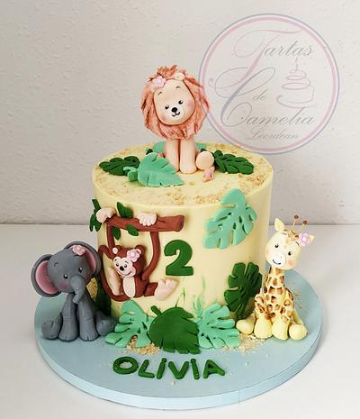 TARTA ANIMALITOS SELVA OLIVIA  - Cake by Camelia