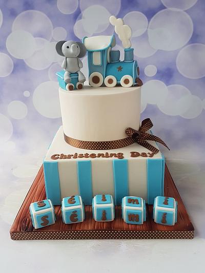 Christening cake - Cake by Jenny Dowd