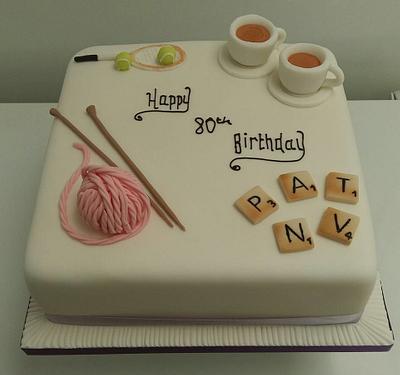 80th Birthday Cake - Cake by Putty Cakes