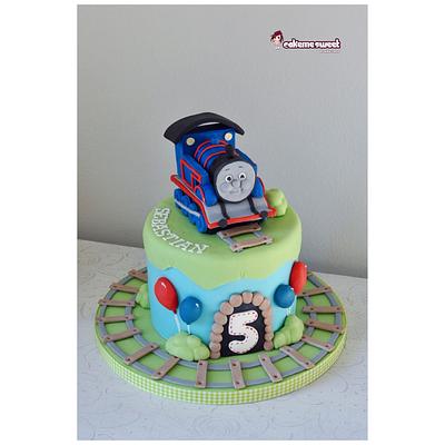 Thomas the train cake - Cake by Naike Lanza