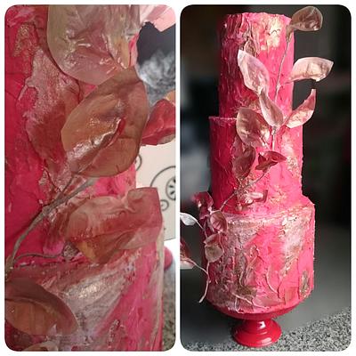 Pink Autumn - Cake by Sandra S Rivero