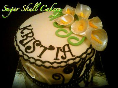 Last Minute Calla Lilly Cake.... - Cake by Shey Jimenez