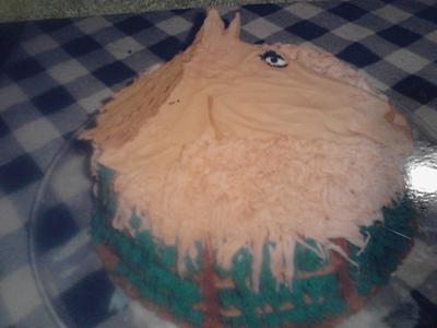 horse  - Cake by Barbara D.
