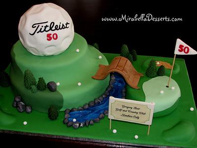 Golf cake - Cake by Mira - Mirabella Desserts
