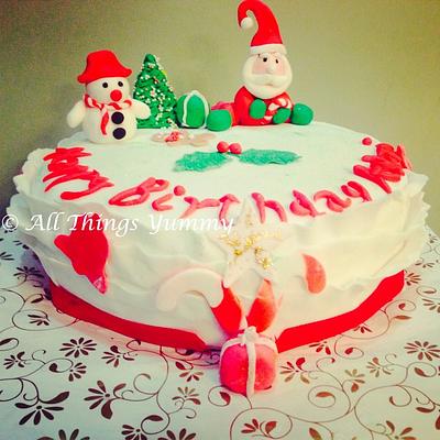 Merry Christmas - Cake by All Things Yummy