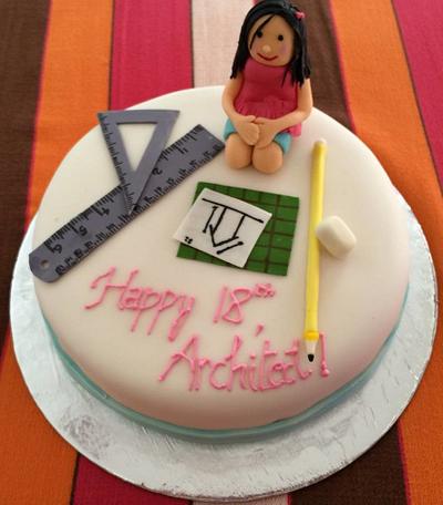 A cake for my baby sister! - Cake by Nikita Nayak - Sinful Slices
