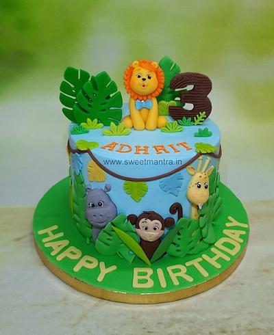 Animals forest cake - Cake by Sweet Mantra Homemade Customized Cakes Pune
