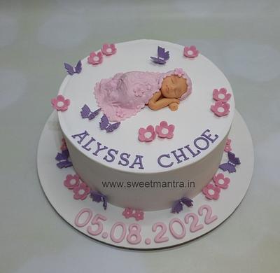 Christening cake - Cake by Sweet Mantra Homemade Customized Cakes Pune