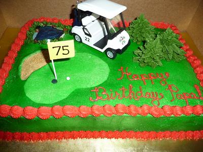 75th Birthday Cake - Cake by Laurie