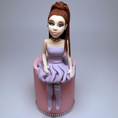 Ariana Grande Figurine.Edible Cake Topper - Cake by becia