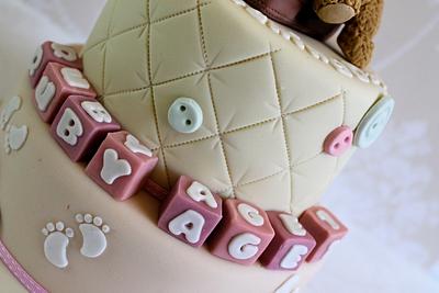 Baby building block tutorial  - Cake by Zoe's Fancy Cakes
