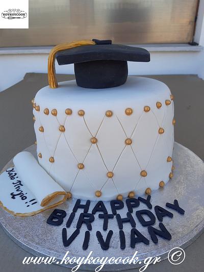 Graduation Cake - Cake by Rena Kostoglou