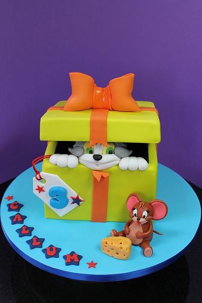 Tom & Jerry Surprise Present. - Cake by Delights by Design