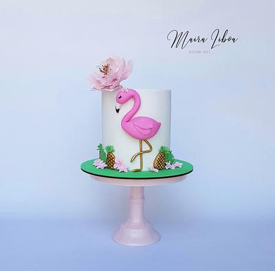 Flamingo - Cake by Maira Liboa