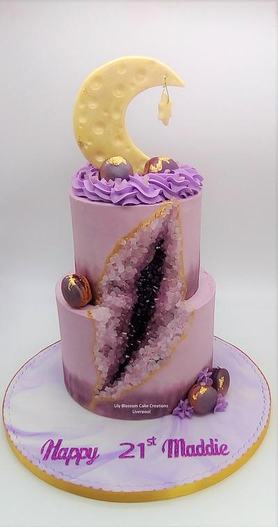 Geode Crystal Cake - Cake by Lily Blossom Cake Creations