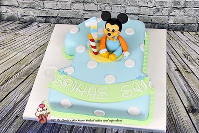 Baby Mickey Cake - Cake by Maria's