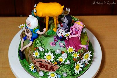 Dia's Adventure time - Cake by Alfred (A. Cakes & Cupcakes)