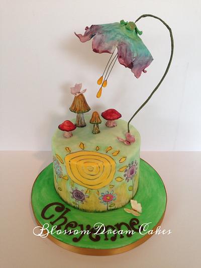 Evie's flowers - Cake by Blossom Dream Cakes - Angela Morris