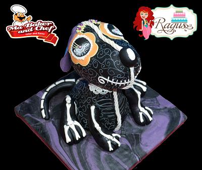 Puppy  from the beyond - Cake by Rosa Laura Sáenz