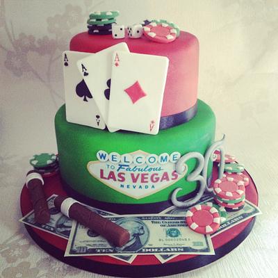 Las Vegas  - Cake by Victoria's Cakes