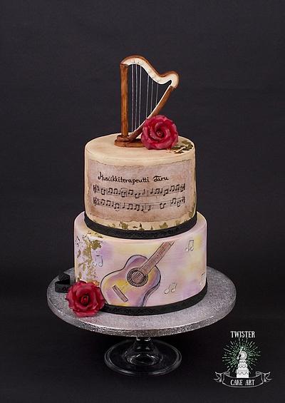 music themed cake - Cake by Twister Cake Art