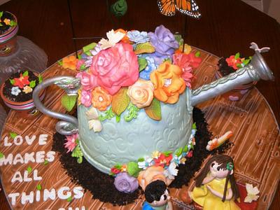 Garden of Love - Cake by Fun Fiesta Cakes  