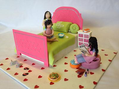 Sleepover cake - Cake by EzTopperz by Jessica