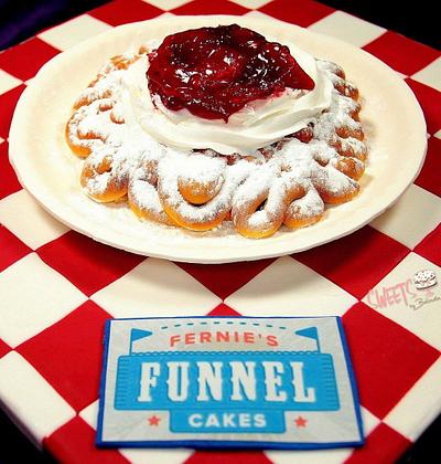 Fernie's funnel cake - Cake by SweetsByBelinda