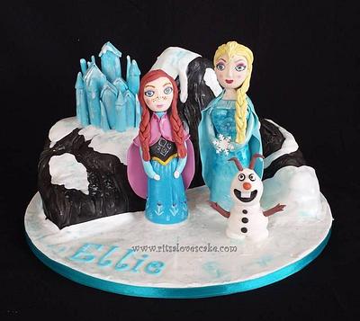 Frozen theme cake - Cake by Ritsa Demetriadou