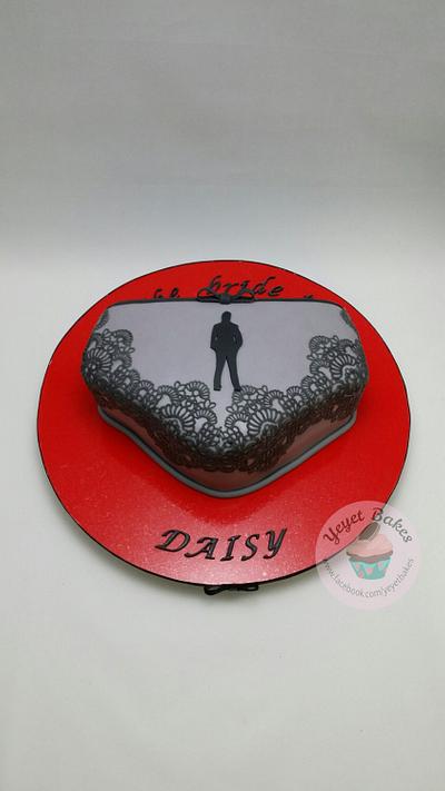 50 Shades of Grey Bachelorette Cake - Cake by Yeyet Bakes