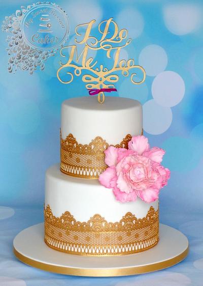 Vintage wedding cake - Cake by Beata Khoo