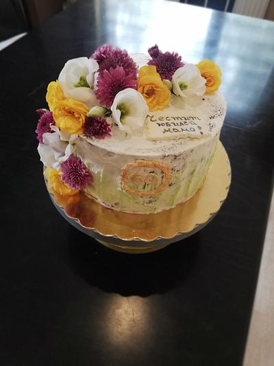 60 birthday cake - Cake by Maia Simeonova
