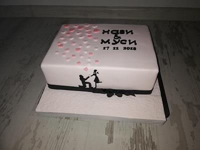 Торта за годеж! - Cake by CakeBI9