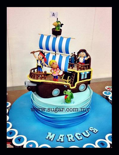 Jake the Pirate Cake - Cake by weennee