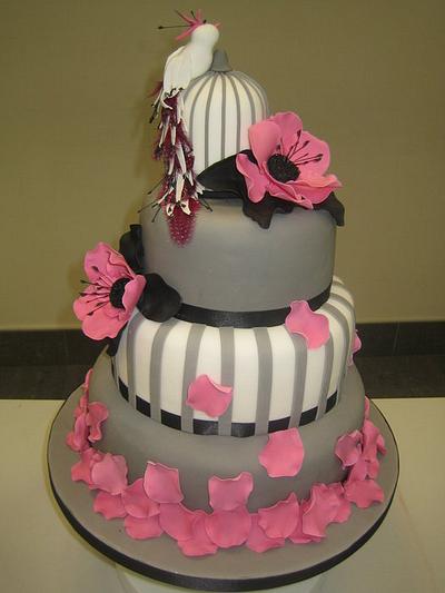 Contemporary Wedding Cake - Cake by minkyman