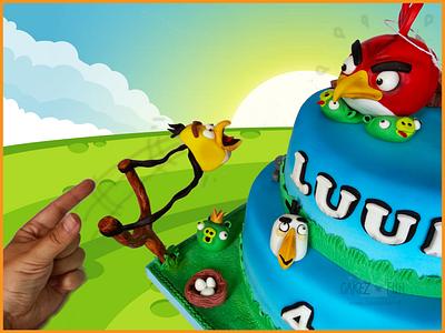 Angrybirds Crazyness - Cake by Dirk Luchtmeijer